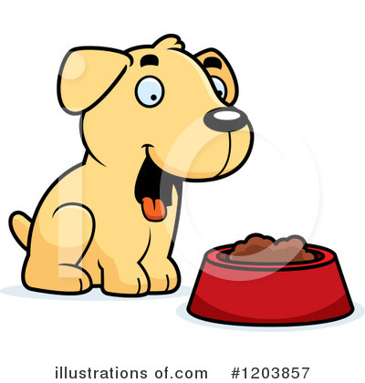 Royalty-Free (RF) Labrador Clipart Illustration by Cory Thoman - Stock Sample #1203857
