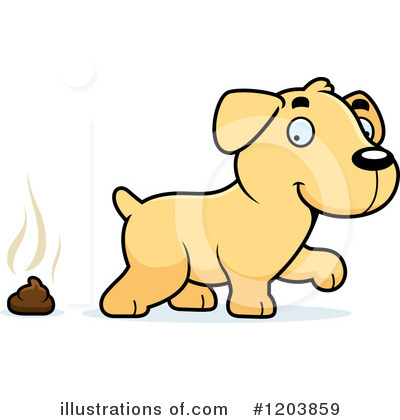 Royalty-Free (RF) Labrador Clipart Illustration by Cory Thoman - Stock Sample #1203859