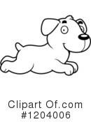 Labrador Clipart #1204006 by Cory Thoman