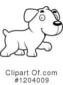 Labrador Clipart #1204009 by Cory Thoman