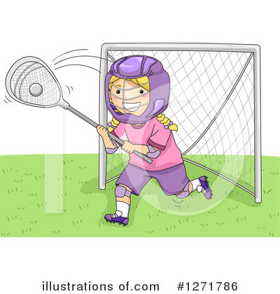 Royalty-Free (RF) Lacrosse Clipart Illustration by BNP Design Studio - Stock Sample #1271786