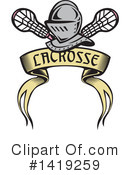 Lacrosse Clipart #1419259 by patrimonio