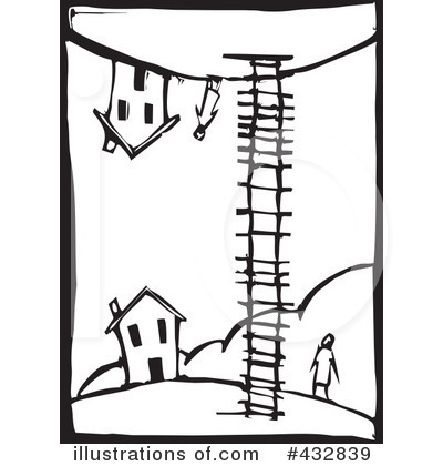 Royalty-Free (RF) Ladder Clipart Illustration by xunantunich - Stock Sample #432839