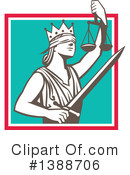 Lady Justice Clipart #1388706 by patrimonio
