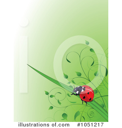 Royalty-Free (RF) Ladybug Clipart Illustration by Pushkin - Stock Sample #1051217