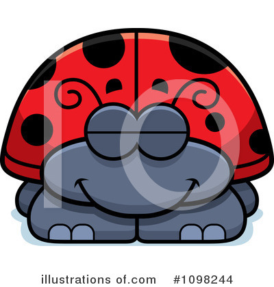 Royalty-Free (RF) Ladybug Clipart Illustration by Cory Thoman - Stock Sample #1098244