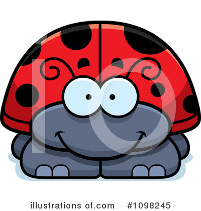 Royalty-Free (RF) Ladybug Clipart Illustration by Cory Thoman - Stock Sample #1098245