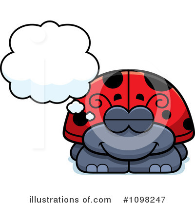 Royalty-Free (RF) Ladybug Clipart Illustration by Cory Thoman - Stock Sample #1098247