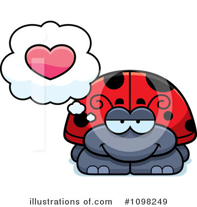 Royalty-Free (RF) Ladybug Clipart Illustration by Cory Thoman - Stock Sample #1098249