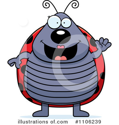 Royalty-Free (RF) Ladybug Clipart Illustration by Cory Thoman - Stock Sample #1106239