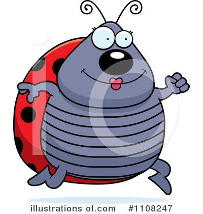 Royalty-Free (RF) Ladybug Clipart Illustration by Cory Thoman - Stock Sample #1108247
