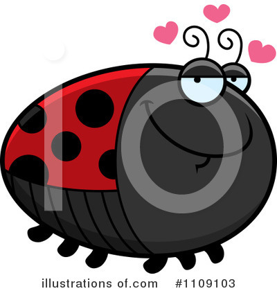 Royalty-Free (RF) Ladybug Clipart Illustration by Cory Thoman - Stock Sample #1109103