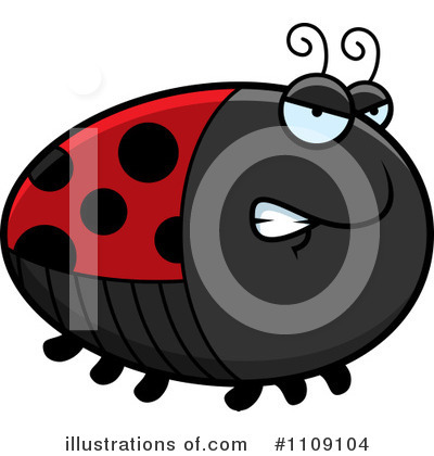 Royalty-Free (RF) Ladybug Clipart Illustration by Cory Thoman - Stock Sample #1109104
