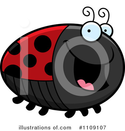 Royalty-Free (RF) Ladybug Clipart Illustration by Cory Thoman - Stock Sample #1109107