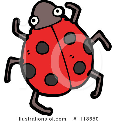 Royalty-Free (RF) Ladybug Clipart Illustration by lineartestpilot - Stock Sample #1118650