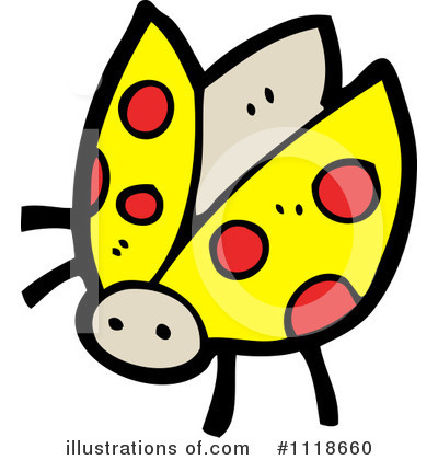 Royalty-Free (RF) Ladybug Clipart Illustration by lineartestpilot - Stock Sample #1118660
