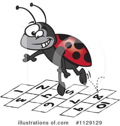 Ladybugs Clipart #1129129 by toonaday