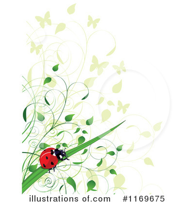 Royalty-Free (RF) Ladybug Clipart Illustration by Pushkin - Stock Sample #1169675
