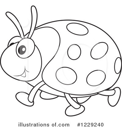 Royalty-Free (RF) Ladybug Clipart Illustration by Alex Bannykh - Stock Sample #1229240