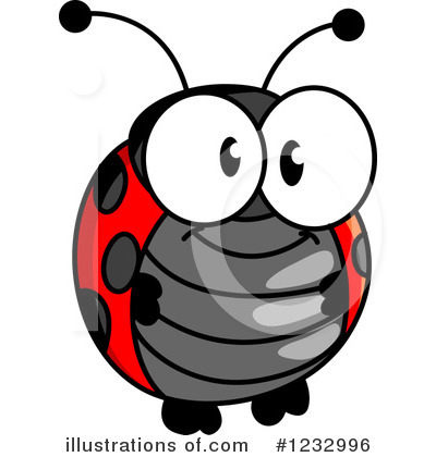 Ladybug Clipart #1232996 by Vector Tradition SM