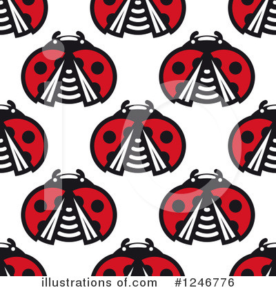 Ladybug Clipart #1246776 by Vector Tradition SM