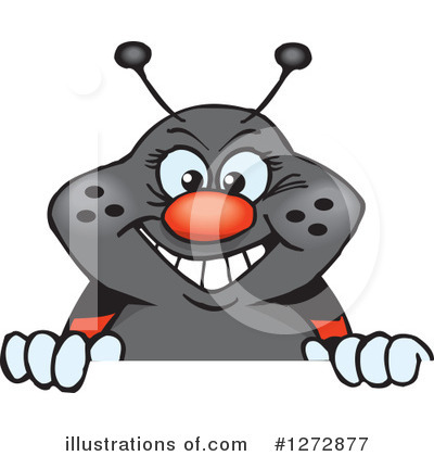 Ladybug Clipart #1272877 by Dennis Holmes Designs