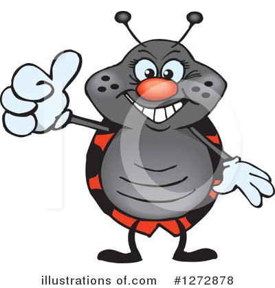 Royalty-Free (RF) Ladybug Clipart Illustration by Dennis Holmes Designs - Stock Sample #1272878