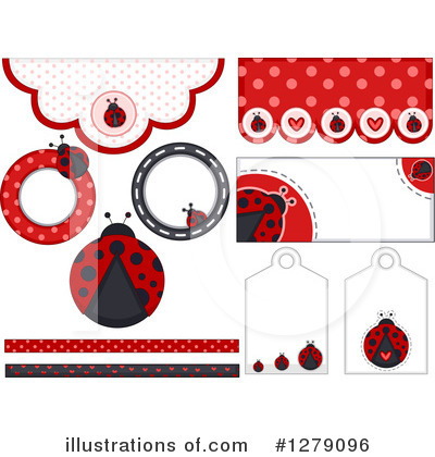 Royalty-Free (RF) Ladybug Clipart Illustration by BNP Design Studio - Stock Sample #1279096