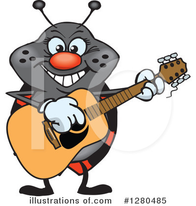 Ladybug Clipart #1280485 by Dennis Holmes Designs