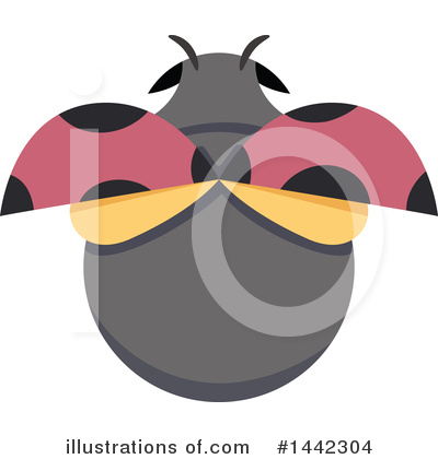 Royalty-Free (RF) Ladybug Clipart Illustration by BNP Design Studio - Stock Sample #1442304