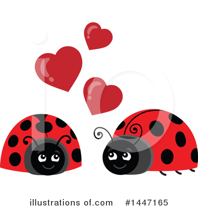 Royalty-Free (RF) Ladybug Clipart Illustration by visekart - Stock Sample #1447165