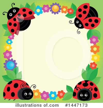 Royalty-Free (RF) Ladybug Clipart Illustration by visekart - Stock Sample #1447173