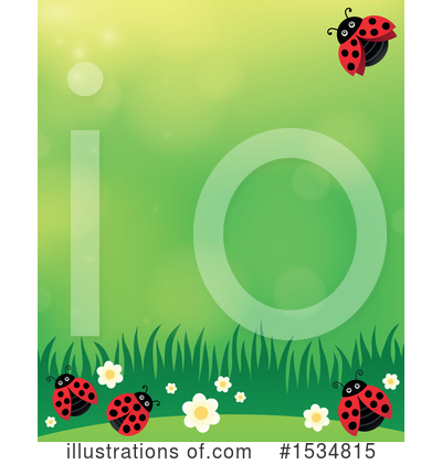 Royalty-Free (RF) Ladybug Clipart Illustration by visekart - Stock Sample #1534815