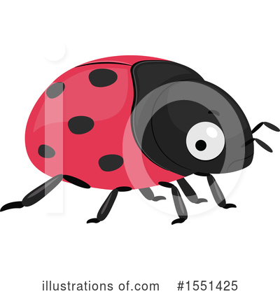 Royalty-Free (RF) Ladybug Clipart Illustration by BNP Design Studio - Stock Sample #1551425