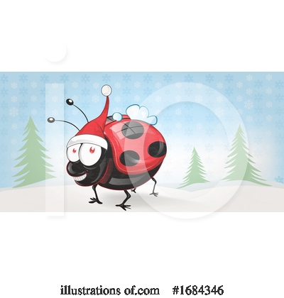 Royalty-Free (RF) Ladybug Clipart Illustration by Domenico Condello - Stock Sample #1684346