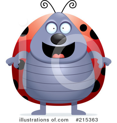 Royalty-Free (RF) Ladybug Clipart Illustration by Cory Thoman - Stock Sample #215363