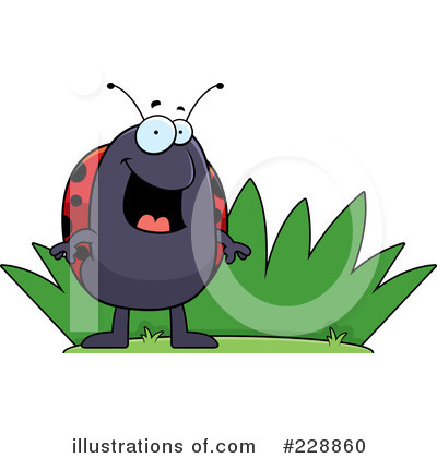 Royalty-Free (RF) Ladybug Clipart Illustration by Cory Thoman - Stock Sample #228860