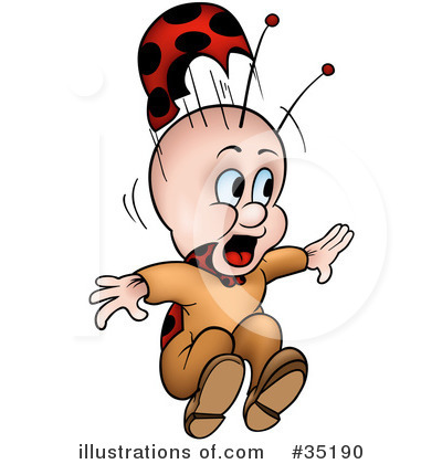 Royalty-Free (RF) Ladybug Clipart Illustration by dero - Stock Sample #35190