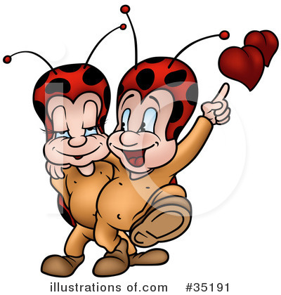 Royalty-Free (RF) Ladybug Clipart Illustration by dero - Stock Sample #35191