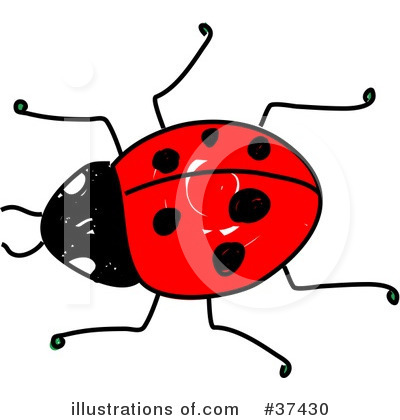 Royalty-Free (RF) Ladybug Clipart Illustration by Prawny - Stock Sample #37430