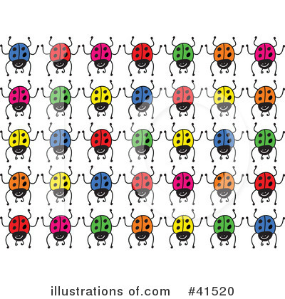 Royalty-Free (RF) Ladybug Clipart Illustration by Prawny - Stock Sample #41520