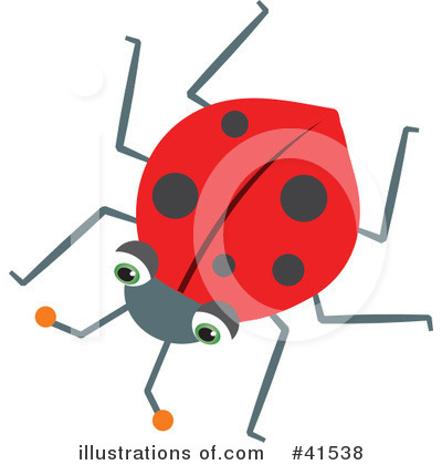 Royalty-Free (RF) Ladybug Clipart Illustration by Prawny - Stock Sample #41538