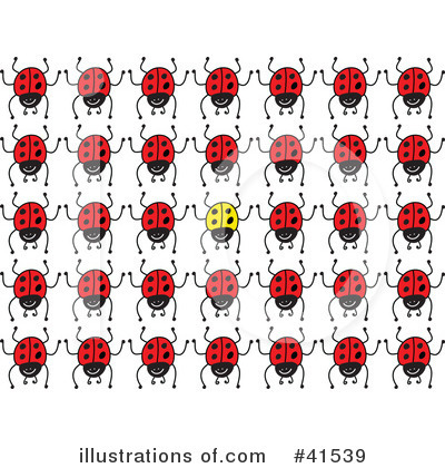 Royalty-Free (RF) Ladybug Clipart Illustration by Prawny - Stock Sample #41539