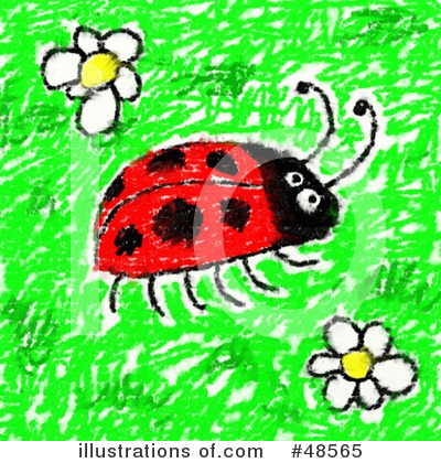 Royalty-Free (RF) Ladybug Clipart Illustration by Prawny - Stock Sample #48565