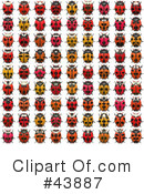 Ladybugs Clipart #43887 by Arena Creative