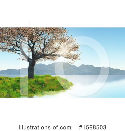Royalty-Free (RF) Lake Clipart Illustration by KJ Pargeter - Stock Sample #1568503