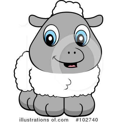 Sheep Clipart #102740 by Cory Thoman