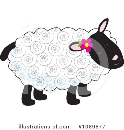 Lamb Clipart #1089877 by Maria Bell