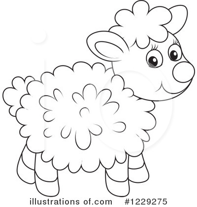 Sheep Clipart #1229275 by Alex Bannykh