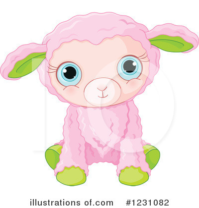 Royalty-Free (RF) Lamb Clipart Illustration by Pushkin - Stock Sample #1231082